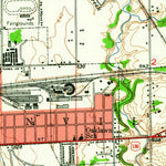 United States Geological Survey Danville NE, IL-IN (1950, 24000-Scale) digital map
