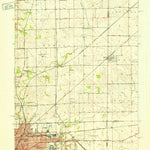 United States Geological Survey Danville NE, IL-IN (1951, 24000-Scale) digital map