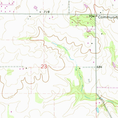 United States Geological Survey Danville NW, IL (1966, 24000-Scale) digital map