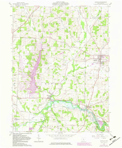 United States Geological Survey Danville, OH (1961, 24000-Scale) digital map