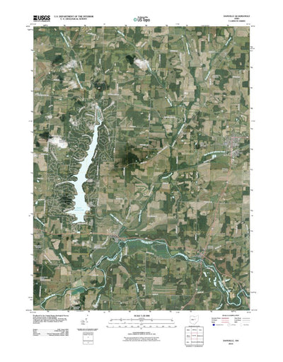 United States Geological Survey Danville, OH (2010, 24000-Scale) digital map