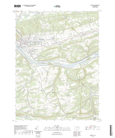 United States Geological Survey Danville, PA (2023, 24000-Scale) digital map