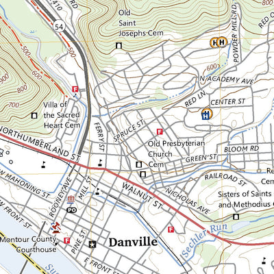 United States Geological Survey Danville, PA (2023, 24000-Scale) digital map