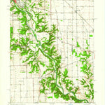 United States Geological Survey Danville SE, IL-IN (1950, 24000-Scale) digital map
