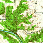 United States Geological Survey Danville SE, IL-IN (1950, 24000-Scale) digital map