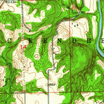 United States Geological Survey Danville SE, IL-IN (1950, 24000-Scale) digital map