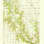 United States Geological Survey Danville SE, IL-IN (1951, 24000-Scale) digital map