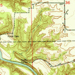 United States Geological Survey Danville SE, IL-IN (1951, 24000-Scale) digital map