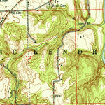 United States Geological Survey Danville SE, IL-IN (1951, 24000-Scale) digital map