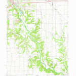 United States Geological Survey Danville SE, IL-IN (1966, 24000-Scale) digital map