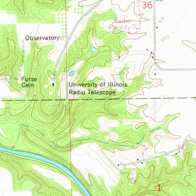 United States Geological Survey Danville SE, IL-IN (1966, 24000-Scale) digital map