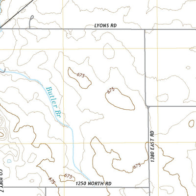 United States Geological Survey Danville SW, IL (2021, 24000-Scale) digital map