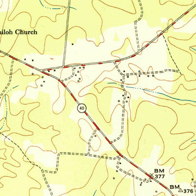 United States Geological Survey Danville, VA-NC (1949, 24000-Scale) digital map