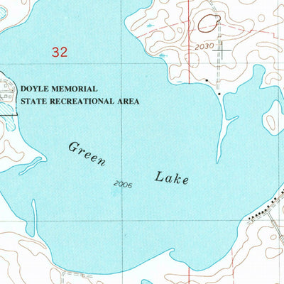 United States Geological Survey Danzig, ND (1982, 24000-Scale) digital map