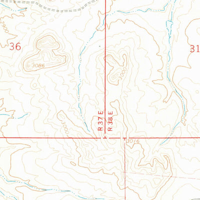 United States Geological Survey Darby Buttes, MT (1965, 24000-Scale) digital map