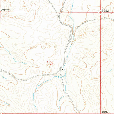 United States Geological Survey Darby Buttes, MT (1965, 24000-Scale) digital map
