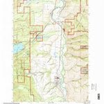 United States Geological Survey Darby, MT (1998, 24000-Scale) digital map