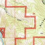 United States Geological Survey Darby, MT (1998, 24000-Scale) digital map