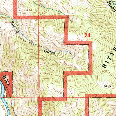United States Geological Survey Darby, MT (1998, 24000-Scale) digital map