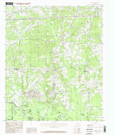 United States Geological Survey Darco, TX (1983, 24000-Scale) digital map