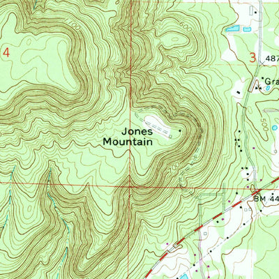 United States Geological Survey Dardanelle, AR (1972, 24000-Scale) digital map