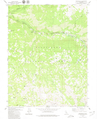 United States Geological Survey Dardanelle, CA (1979, 24000-Scale) digital map