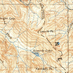 United States Geological Survey Dardanelles, CA (1896, 125000-Scale) digital map