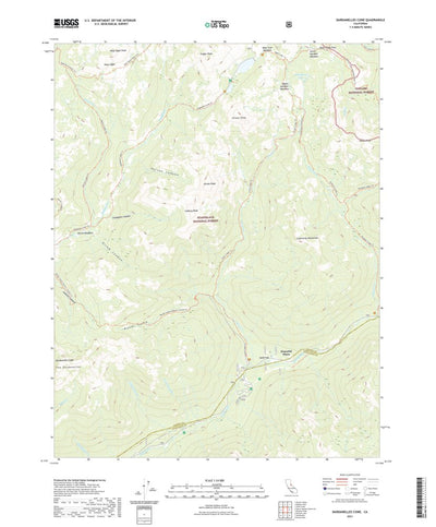 United States Geological Survey Dardanelles Cone, CA (2021, 24000-Scale) digital map