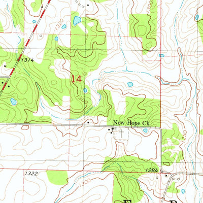 United States Geological Survey Darien, MO (1981, 24000-Scale) digital map