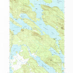 United States Geological Survey Dark Cove Mountain, ME (1990, 24000-Scale) digital map