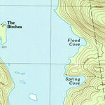 United States Geological Survey Dark Cove Mountain, ME (1990, 24000-Scale) digital map