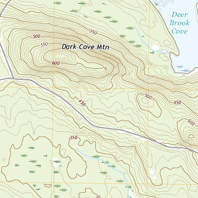 United States Geological Survey Dark Cove Mountain, ME (2021, 24000-Scale) digital map