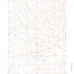 United States Geological Survey Darlington Draw West, WY (1982, 24000-Scale) digital map