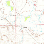 United States Geological Survey Darlington Draw West, WY (1982, 24000-Scale) digital map