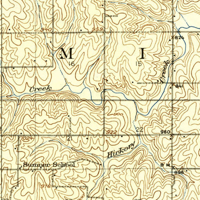 United States Geological Survey Darlington, MO (1925, 62500-Scale) digital map