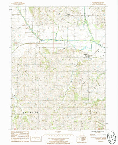 United States Geological Survey Darlington, MO (1985, 24000-Scale) digital map