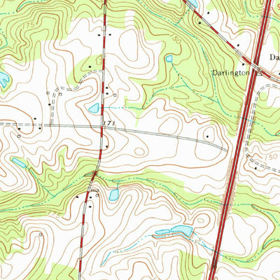 United States Geological Survey Darlington, NC (1974, 24000-Scale) digital map