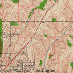 United States Geological Survey Darlington, WI (1962, 24000-Scale) digital map