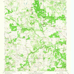 United States Geological Survey Darnell Branch, TX (1964, 24000-Scale) digital map