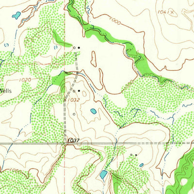 United States Geological Survey Darnell Branch, TX (1964, 24000-Scale) digital map