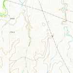 United States Geological Survey Darrouzett, TX-OK (1972, 24000-Scale) digital map