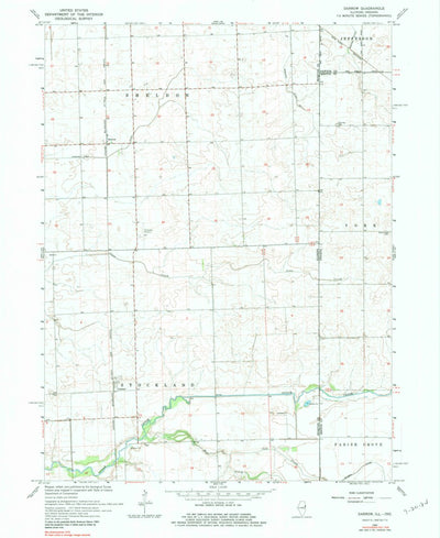 United States Geological Survey Darrow, IL-IN (1964, 24000-Scale) digital map