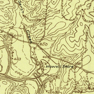 United States Geological Survey Darst Creek, TX (1924, 48000-Scale) digital map