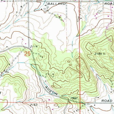 United States Geological Survey Dartford, WA (1973, 24000-Scale) digital map