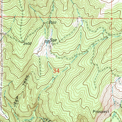 United States Geological Survey Dartford, WA (1973, 24000-Scale) digital map