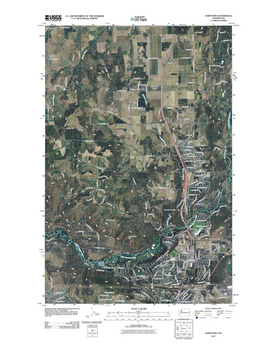 United States Geological Survey Dartford, WA (2011, 24000-Scale) digital map