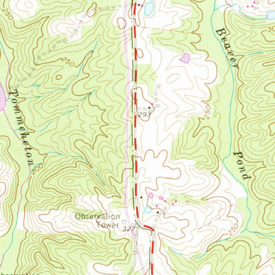 United States Geological Survey Darvills, VA (1964, 24000-Scale) digital map