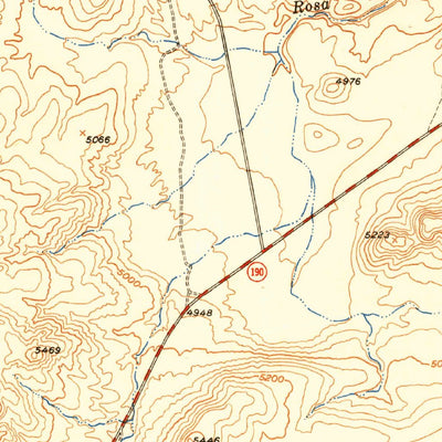 United States Geological Survey Darwin, CA (1951, 62500-Scale) digital map