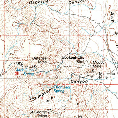 United States Geological Survey Darwin Hills, CA (1985, 100000-Scale) digital map