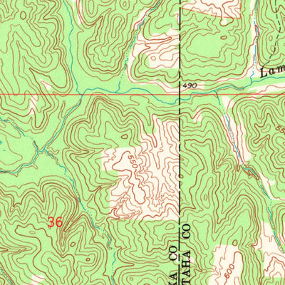 United States Geological Survey Darwin, OK (1961, 24000-Scale) digital map